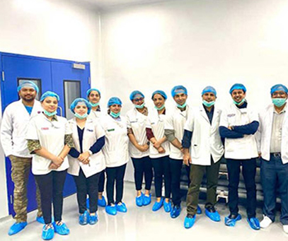 Scientific plant visit by staff and post graduates of department of periodontics from subharti dental college meerut event kamal medtech